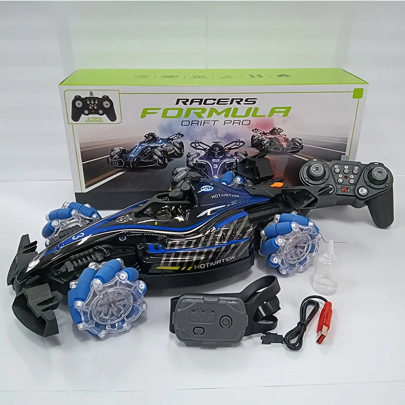 2025 RC Stunt Auto met Rook & Drift | 4WD | Handbesturing | Off-Road Speelgoed - Afbeelding 6