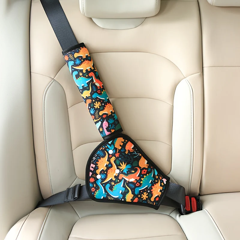 Zachte Autogordelbeschermers voor Kinderen en Baby's - 2 Stuks Gordelhoezen met Ruimte Thema voor Jongens en Meisjes - Comfortabele Gordelbescherming voor in de Auto