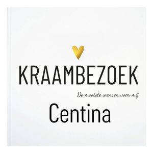 Kraambezoekboek met naam