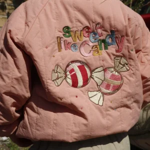 JUNO BOMBER JACKET - cameo brown