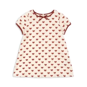 AVA SLIP DRESS GOTS - rode liefde