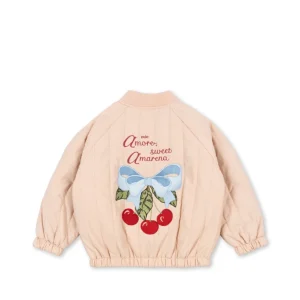 JUNO BOMBER JACKET - cameo rose