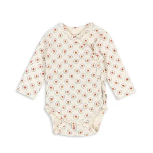 Basic Langarm Newborn Rompertje - mirage