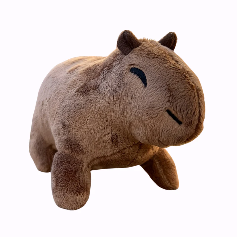 22.35 cm Capybara Knuffel | Zachte, Lifelike Pluche met Glimlach | Cadeau voor Jongens & Meisjes - Afbeelding 2
