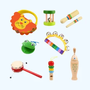 Muziekinstrumenten voor kinderen - Educatief muziekspeelgoed voor baby's en kinderen van 3-6 jaar.