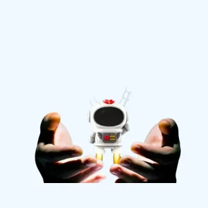 Zwevende Lichtegevende Vliegende Robot Astronaut Speelgoed | Handbestuurde Drone met Lampjes | Interactief Buitenspeelgoed voor Kinderen Cadeau