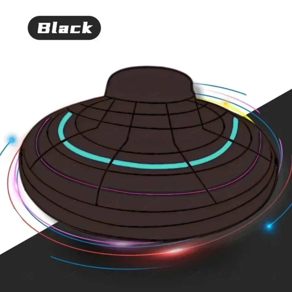 Magische Vliegende Helikopter Spinner | Upgraded Vingertop Gyroscoop Fly Orb Hoverbal Mini Drone | LED Speelgoed Cadeaus voor Kinderen - Afbeelding 3