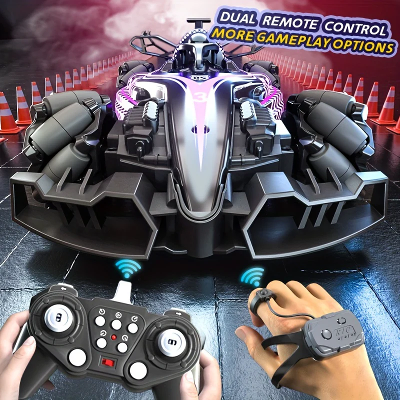2025 RC Stunt Auto met Rook & Drift | 4WD | Handbesturing | Off-Road Speelgoed - Afbeelding 4